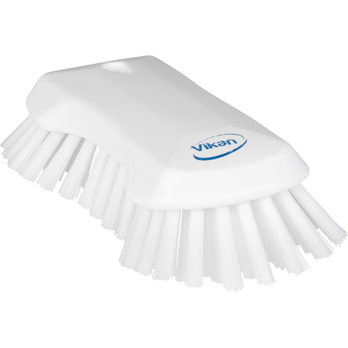 Brosse &agrave; main, Soies Tr&egrave;s ferme, Longueur de 9-1/10", Blanc Ontario Packaging