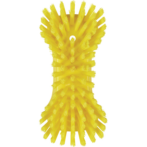Brosse &agrave; main, Soies Tr&egrave;s ferme, Longueur de 9-1/10", Jaune Ontario Packaging