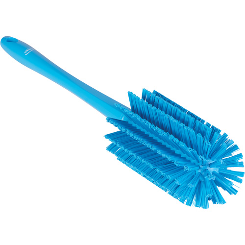 Brosse moyenne avec manche, Soies Ferme, Longueur de 17", Bleu Ontario Packaging