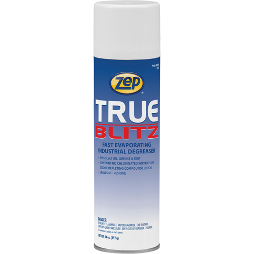 True Blitz Fast-Evaporating Industrial Degreaser, 14 oz., Aerosol Can Ontario Packaging