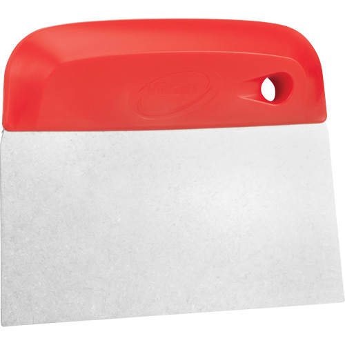 Coupe-p&acirc;te flexible en acier inoxydable, Rouge, 4-1/2" la x 5-3/4" lo Ontario Packaging