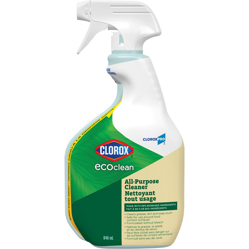 CloroxPro Clorox EcoClean All-Purpose Cleaner, 946 ml, Trigger Bottle Ontario Packaging