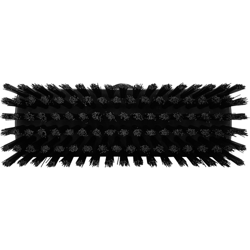 Compact Wall/Deck Broom, Stiff Bristles, 8-9/10", Polyester/Polypropylene, Black Ontario Packaging