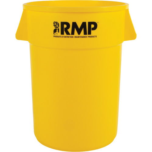 Garbage Bin, Polyethylene, 44 US gal. Ontario Packaging