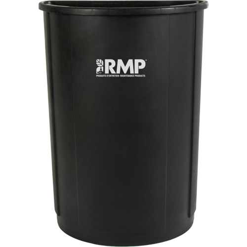 Half-Round Garbage Bin, Polyethylene, 21 US gal. Ontario Packaging