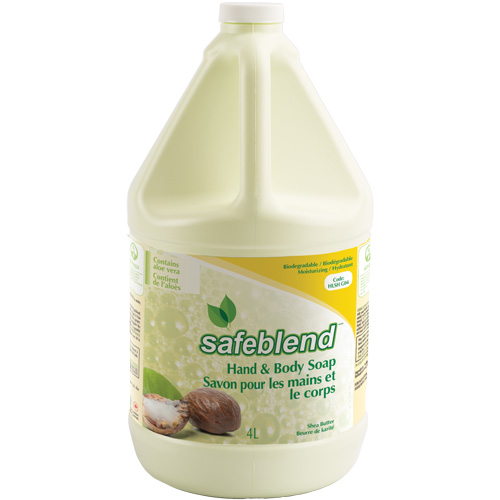 Savon au beurre de karit&eacute; pour les mains et le corps, Liquide, 4 L, Parfum&eacute; Ontario Packaging