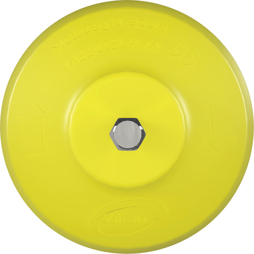 HyDrive Round Drill Brush, Extra Stiff Bristles, 3-1/10" Long, Yellow Ontario Packaging