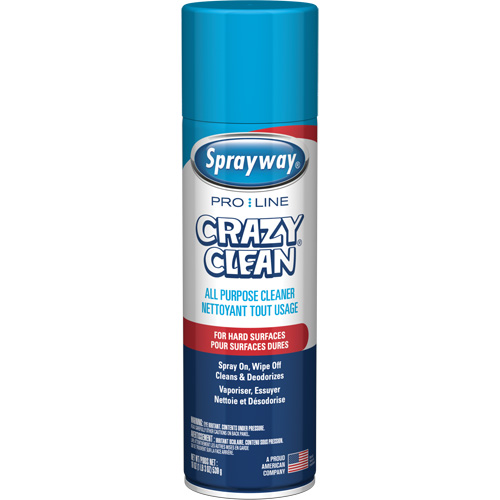 Pro Line Crazy Clean&reg; All Purpose Crazy Cleaner, 19 oz., Aerosol Can Ontario Packaging