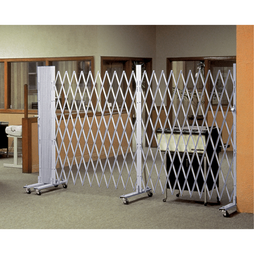 Barri&egrave;res extensibles portatives, Emboîtables, 72" lo x 72" h, Argent Ontario Packaging