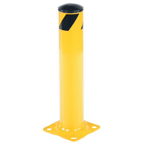Safety Bollard, Steel, 24" H x 4.5" W, Yellow Ontario Packaging