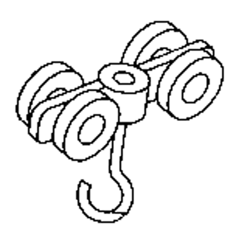 Curtain Partition Track Double Steel Roller Ontario Packaging