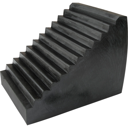 Wheel Chock, 9-1/2" x 6-1/2" x 7-1/2", Black Ontario Packaging