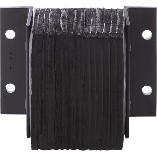 Laminated Dock Bumpers, Horizontal, Rubber, 14" W x 4" D x 12" H Ontario Packaging