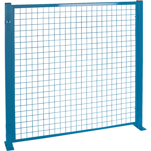 Perimeter Guards - Mesh Style, 4' H x 4' W, Blue Ontario Packaging
