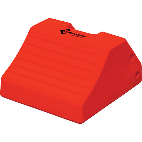 Heavy-Duty Wheel Chocks, Polyurethane, Safety Yellow, 15-1/2" W x 17-7/10" D x 10" H Ontario Packaging
