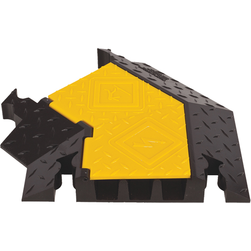 Yellow Jacket&reg; 3-Channel Heavy Duty Cable Protector - Left Turn Ontario Packaging