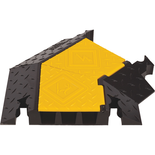 Yellow Jacket&reg; 3-Channel Heavy Duty Cable Protector - Right Turn Ontario Packaging