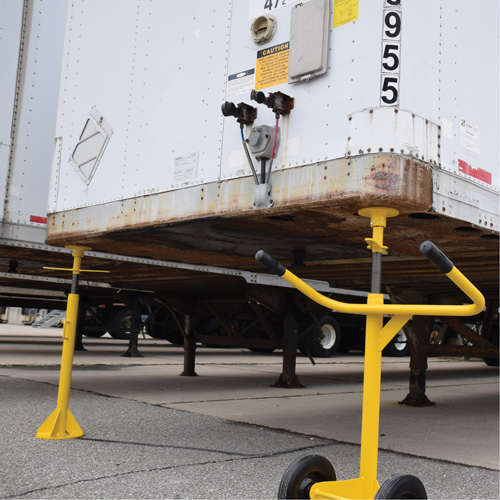 Two-Post Trailer-Stabilizing Jack Stands, 50 tons Lift Capacity Ontario Packaging