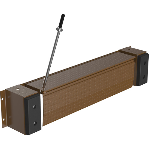 Niveleur de quai m&eacute;canique Edge-O-Dock, 93" la, 66" Largeur de la plateforme, 29" Port&eacute;e Ontario Packaging