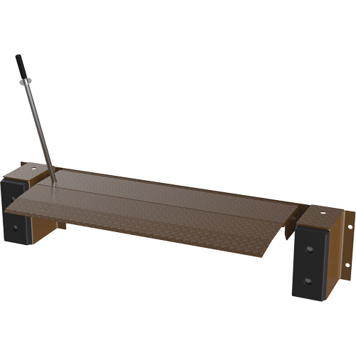 Niveleur de quai m&eacute;canique Edge-O-Dock, 93" la, 66" Largeur de la plateforme, 29" Port&eacute;e Ontario Packaging