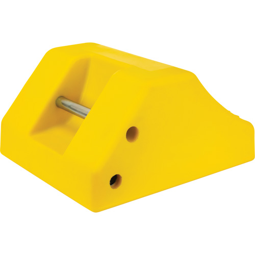 Cale de roue robustes, Ur&eacute;thane, Jaune, 15-1/2" la x 17-7/10" p x 10" h Ontario Packaging