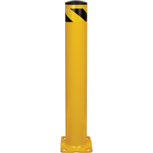 Butoir de s&eacute;curit&eacute;, Acier, 36" h x 5-1/2" la, Jaune Ontario Packaging