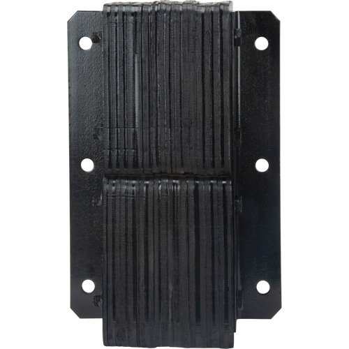 Laminated Dock Bumpers, Vertical, Rubber, 11" W x 4" D x 20" H Ontario Packaging