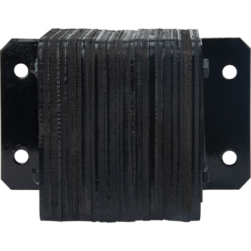 Butoirs de quai lamell&eacute;s, Horizontal, Caoutchouc, 12" la x 4" p x 10" h Ontario Packaging