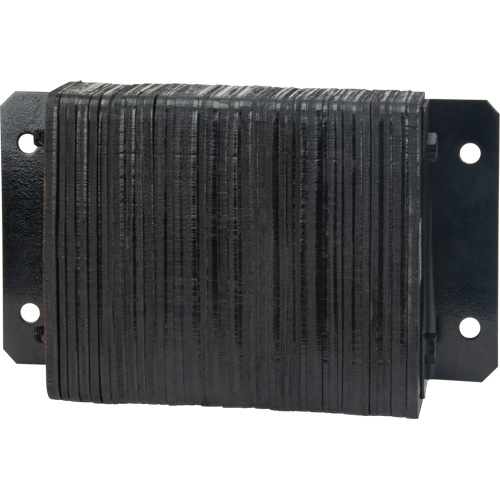 Butoirs de quai lamell&eacute;s, Horizontal, Caoutchouc, 18" la x 4" p x 12" h Ontario Packaging