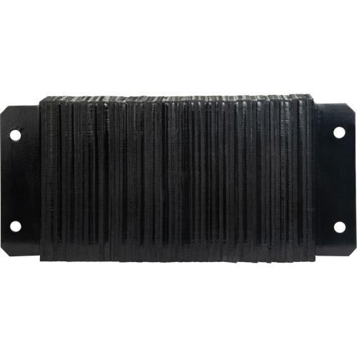 Butoirs de quai lamell&eacute;s, Horizontal, Caoutchouc, 24" la x 4" p x 12" h Ontario Packaging