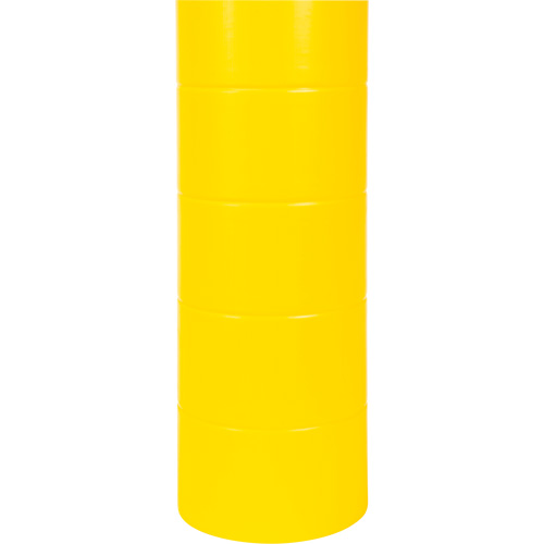 Polyethylene Bollard Cover, 6-5/8" Dia. x 60" L, Red/Yellow Ontario Packaging