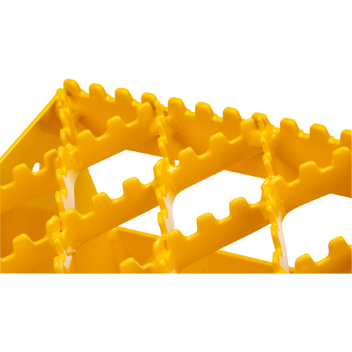 Ice Chocks, Steel, Yellow, 8-1/16" W x 10-5/8" D x 8-13/16" H Ontario Packaging