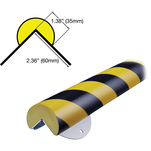 WPK-A+ Profile 1M Corner Protection Bumper Guard Wall Protection Kit Ontario Packaging