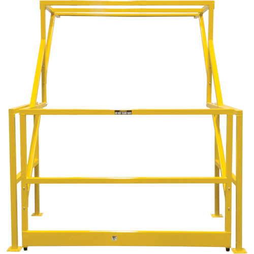 Barri&egrave;re de s&eacute;curit&eacute; pour mezzanine, 70" lo x 77" ha, 78" &eacute;lev&eacute;e, Jaune Ontario Packaging