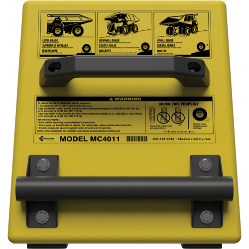 Checkers Safety Replacement Mounting Bracket for MC4011 Mining Wheel Chock Ontario Packaging