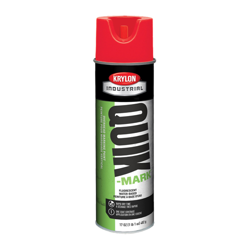 Industrial Quik-Mark Water-Based Overhead Marking Paint, 17 oz., Aerosol Can Ontario Packaging
