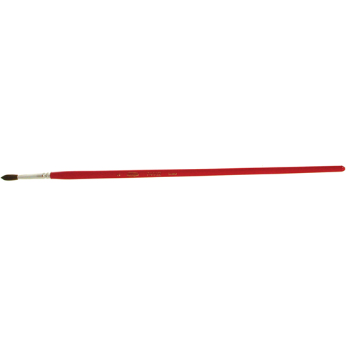 Pinceau de forme ronde pour marquage, Largeur de la brosse de 5/32", Soie de chameau, Manche &agrave; Bois Ontario Packaging