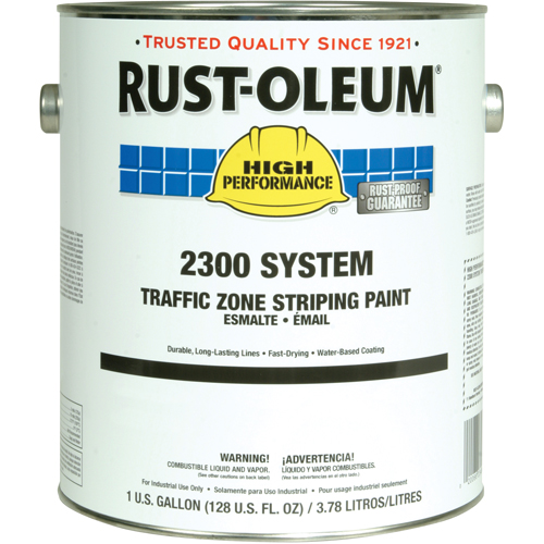Peinture pour traçage de ligne pour zone de circulation System 2300, Jaune, Gallon Ontario Packaging