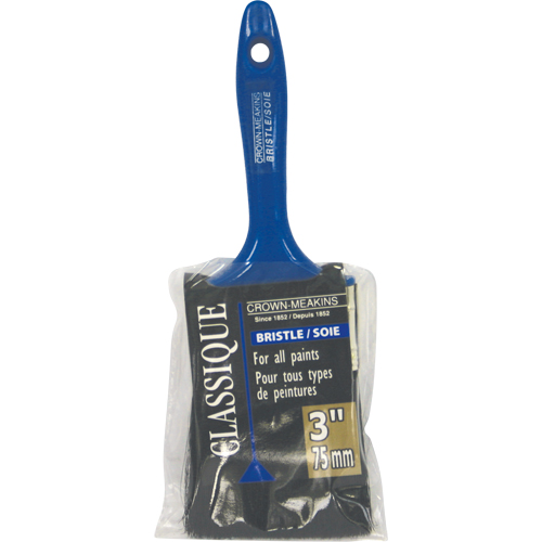 Classic Paint Brush, Bristle, Plastic Handle, 3" Width Ontario Packaging