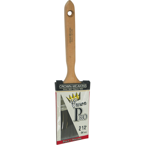 Pinceau angulaire Pro, Poly/nylon, Manche Bois, Largeur de 2-1/2" Ontario Packaging