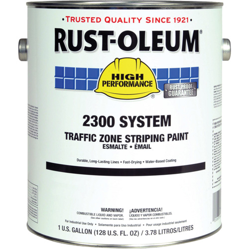 Peinture pour traçage de ligne pour zone de circulation System 2300, Jaune, 5 gal., Gallon Ontario Packaging