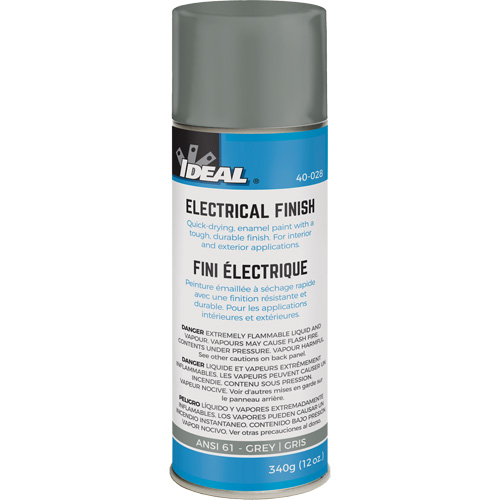 Spray Paint, Grey, Gloss, Aerosol Can Ontario Packaging