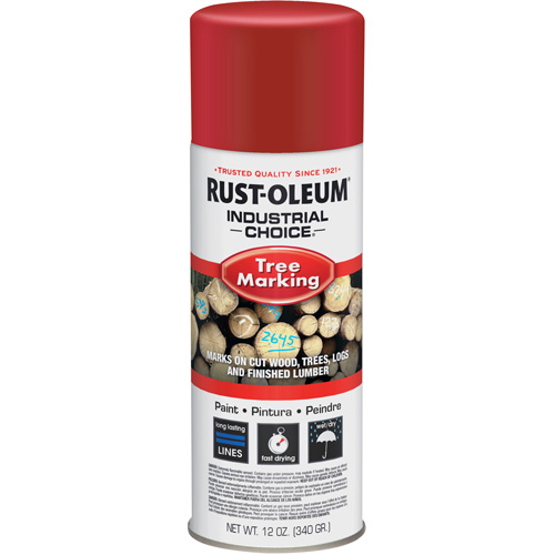 Industrial Choice T1600 Tree Marking Paint, Red, 16 oz. Ontario Packaging
