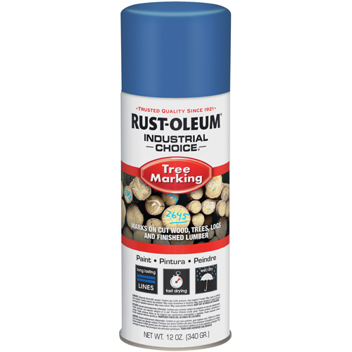 Peinture pour le marquage des arbres Industrial Choice T1600, Bleu, 16 oz Ontario Packaging