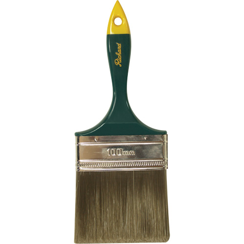 Premier Series Paint Brush, Polyester, Plastic Handle, 4" Width Ontario Packaging