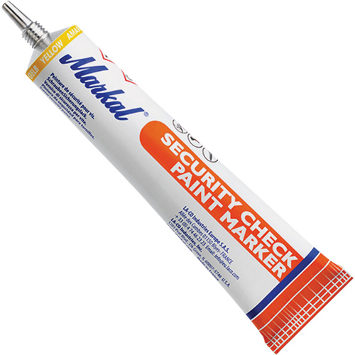 Marqueur de peinture de contr&ocirc;le de s&eacute;curit&eacute;, 1,7 oz, Tube, Jaune Ontario Packaging