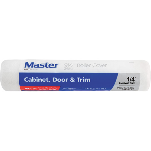 Master Woven Roller Cover, 6 mm (1/4") Nap, 240 mm (9-1/2") L Ontario Packaging
