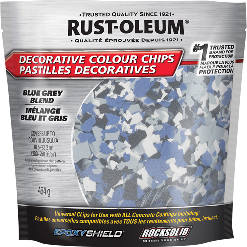 Pastilles de couleur d&eacute;coratives, 474 g, Sac, M&eacute;lange bleu gris Ontario Packaging