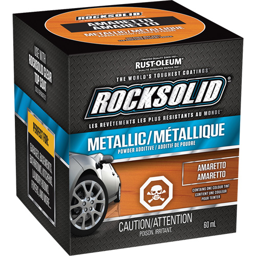 Additifs de poudre m&eacute;tallique RockSolid, 60 ml, Bouteille, Amaretto Ontario Packaging