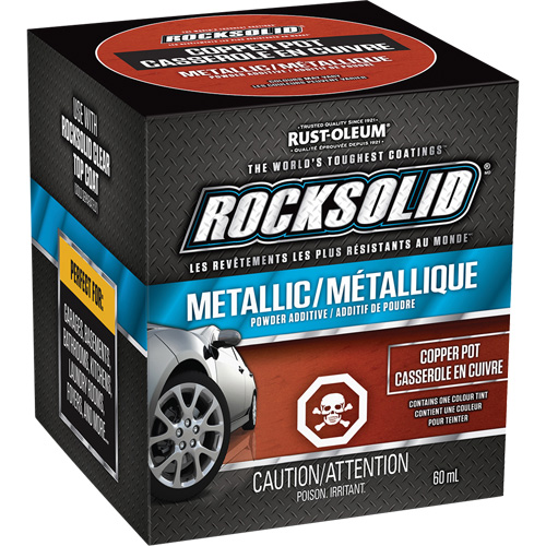 Additifs de poudre m&eacute;tallique RockSolid, 60 ml, Bouteille, Casserole en cuivre Ontario Packaging